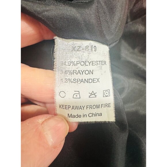 Adore Women L Statement Embroidery Patchwork Button Jacket Multicolor Boho Artsy - Picture 8 of 13